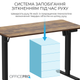Стол с электрорегулировкой высоты OfficePro ODE1260DW 1200 х 600 мм Dark Wood/Black (ODE1260DW) - изображение 10