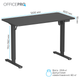Стол с электрорегулировкой высоты OfficePro ODE1260B 1200 х 600 мм Black (ODE1260B) - изображение 8