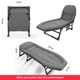 Розкладне ліжко "Комбат" 180*56*30 см (до150кг) Jet Folding-Bed корпова розкладачка, крісло-лежак з подушкою та матрацом - зображення 2