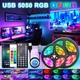 LED лента RGB 2835 15м c пультом 5V - изображение 4