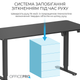 Стіл з електрорегулюванням висоти OfficePro ODE1670B 1600 х 700 мм Black (ODE1670B) - зображення 10
