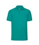 Футболка поло мужская Fruit of the Loom 65/35 Polo 3XL Изумрудный (7634020773XL) - изображение 1