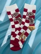 Шкарпетки жіночі Legs бавовняні CHRISTMAS SOCKS COTTON 36-41(р) red (CW122) - изображение 1
