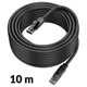 Патч корд сетевой кабель LAN RJ45 Borofone High Speed Six types gigabit ethernet cable (10m, 1Gbps, САТ 6) - изображение 1