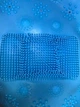 Силиконовый массажный коврик в душевую кабину, для массажа ног и чистки стоп на присосках (голубой) - изображение 4