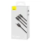 Кабель Baseus Rapid Series 3-in-1 black - зображення 2