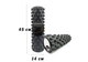 Масажний ролик EasyFit Grid Roller PRO 45 см Чорний (EF-2029-BK) - зображення 2