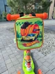 Детский самокат 3-х колесный Hot Wheels колеса с подсветкой зеленый - изображение 3