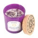 Зодіакальна ароматична свічка Elements of home fragrance з кристалами Водолій. Аромат бергамот і мандарин, камінь аметист. - изображение 2