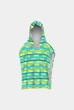 Дитячий халат-пончо ARENA TERRY PONCHO 009043-600 М142 см Artic lime multi - зображення 1