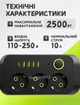 Удлинитель сетевой переноска 4 метра на 3 розетки + 4USB+1Type-C UA Power F09U Черный - изображение 2