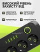 Удлинитель сетевой переноска 4 метра на 3 розетки + 4USB+1Type-C UA Power F09U Черный - изображение 5
