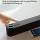 Звукова портативна панель колонка Smalody С08, Bluetooth та FM-радіо, Вбудований акумулятор, Сумісний із ПК/ноутбуком/смартфоном/проектором. Колір - Чорний - зображення 2
