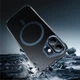 Чехол для телефона HOCO для iPhone 16 Vip magnetic protective case (AS11) Прозрачный с черным - изображение 5