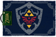 Килимок під двері Wycieraczka pod drzwi Pyramid The Legend of Zelda Hylian Shield 60 x 40 см (5050293850832) - зображення 1