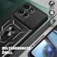 Чехол Hide Shield для Motorola Moto G75 бампер противоударный с подставкой кольцом Black - изображение 4