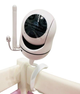 Видеоняня Baby Monitor SM-50 с 5-дюймовым LCD монитором + держатель для камеры, датчиком звука, ночное виденье, беспроводная, поворотная радионяня с портативным дисплеем и измерением температуры - изображение 3