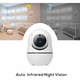 Видеоняня Baby Monitor SM-50 с 5-дюймовым LCD монитором + держатель для камеры, датчиком звука, ночное виденье, беспроводная, поворотная радионяня с портативным дисплеем и измерением температуры - изображение 9