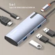 Порт-реплікатор ColorWay Docking Station USB-C 5-в-1 Type C PD 100W/USB3.0х3/HDMI 4К (CW-HUB01) - зображення 5