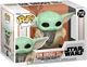 Фигурка Фанко Малыш Йода с доспехами №712 Star Wars Mandalorian Din Grogu with Armor Funko 80004 - изображение 2