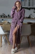 Fashions • Халат женский Роуз Fashions 42-48 лиловый (251/1-хал) - изображение 1