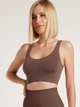 Безшовный топ Giulia Tank Top L/XL Коричневий_Deep taupe (4823102996264) - зображення 2