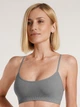 Бюстгальтер без косточек Giulia Cami Top Rib S/M Серый_Poppy seed (4823116923621) - изображение 2