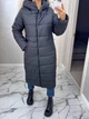 Жіноче зимове пальто з капюшоном K&ML 46 XL ( 50 ) Чорний ( 46 - 01) - зображення 6