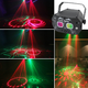 Energolux QR-406 LED+Laser, зіркове світло, cвітломузика з пультом, лазерний диско проектор 360° з рухливим ефектом, активація під ритм музики - зображення 9