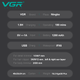 Набор для стрижки VGR 6 в 1 V-095, 16 насадок, LED дисплей - изображение 4