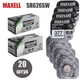 Батарейки 377 Maxell -20 штук, (SR626SW, 177, G4) Silver Oxide - зображення 1