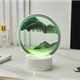 Настольная лампа ночник TOPA Песочные часы 3D картина Подвижный песок RGB Зеленый - изображение 4