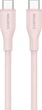 Kabel Canyon CC60SC10 Type-C to Type-C 60W 1 m Silicon Pink Sand (CNS-CC60SC10PS) - obraz 2