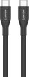 Kabel Canyon CC60SC10 Type-C to Type-C 60W 1 m Silicon Black (CNS-CC60SC10B) - obraz 2