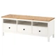TV тумба HEMNES IKEA 504.135.26 світло-коричневий - зображення 3