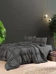 Двоспальний Євро комплект First Choice Sadora anthracite Фланель - изображение 1