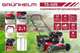 GRUNHELM TS40S аэратор-скарификатор бензиновый - изображение 2