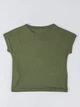 Футболка з нашивкою Benetton BV-30519-21 82 cm (6157282cm) Зелений - зображення 2