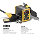 Паяльна станція 2 в 1 KaiLiWei 8586D 750W, фен + паяльник, цифрова індикація - изображение 9