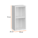 Полка Blox 35x70 см ASM 28 WW BX RW15 корпус - белый мат, фронт - белый глянец - изображение 2