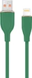 Кабель Cablexpert USB Type A - Apple Lightning 1.5 м Зеленый (CC-USB2S-AM8PM-1.5M-G) - изображение 1