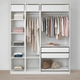 Шафа PAX 200x60x236 IKEA 393.041.28 білий/світло-бежевий - зображення 3