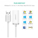 Звуковая карта USB AUX jack, TRRS (Mic & Ear), ALC4042 Ugreen Белая US206 - изображение 4
