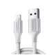 Кабель USB 2.0 AM-Lightning M, 2 м, 2.4A, Срібний, US199 UGREEN - зображення 1