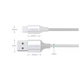 Кабель USB 2.0 AM-Lightning M, 2 м, 2.4A, Срібний, US199 UGREEN - зображення 2