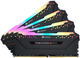 Pamięć RAM Corsair DDR4-3600 32768MB PC4-28800 (Kit of 4x8192) Vengeance RGB Pro Black (CMW32GX4M4C3600C18) - obraz 1