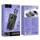 Зовнішній акумулятор HOCO J132B Sabio 22.5W+PD20W fully compatible power bank with 3 cables(30000mAh) Black - зображення 2