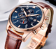 Мужские часы Carnival Grand Brown Gold Blue - изображение 3