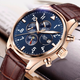 Мужские часы Carnival Grand Brown Gold Blue - изображение 9