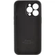 Чохол Silicone Premium case з захистом камери для iPhone 13 Pro Full Camera Protective black 9712 - изображение 2